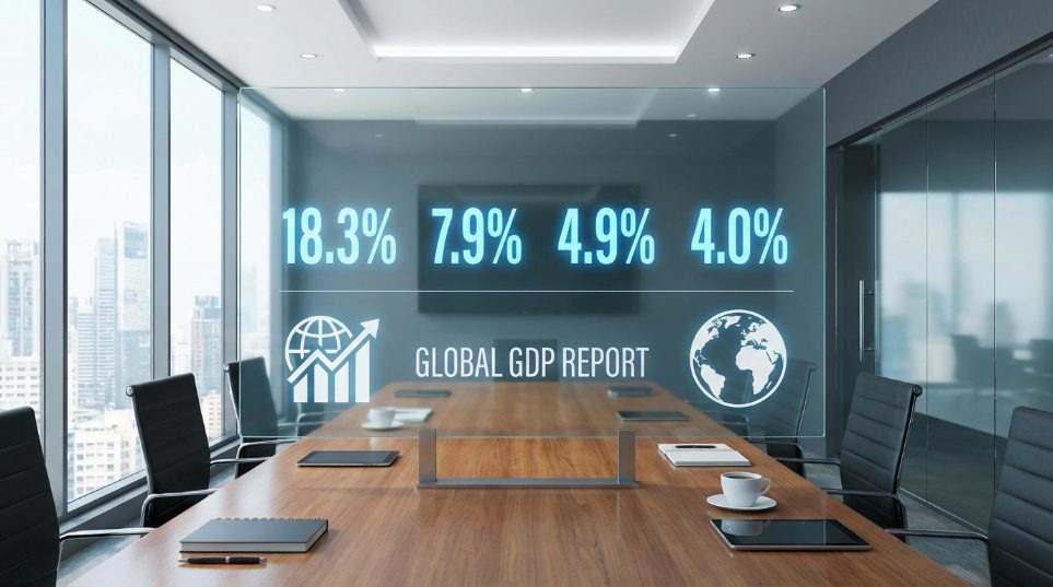 GDP一季度18.3%，二季度7.9%，三季度4.9%，四季度4.0%