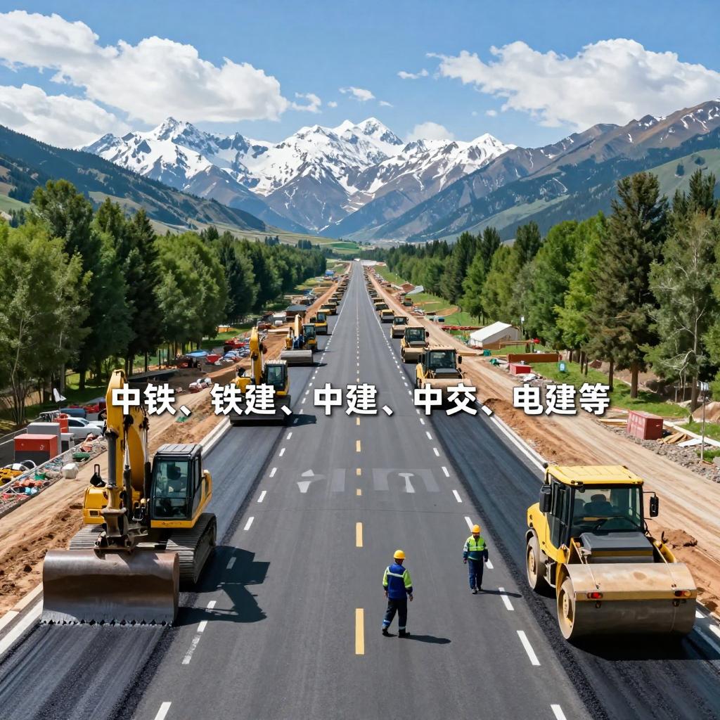 中铁、铁建、中建、中交、电建等13家单位拿下110亿元公路大项目！