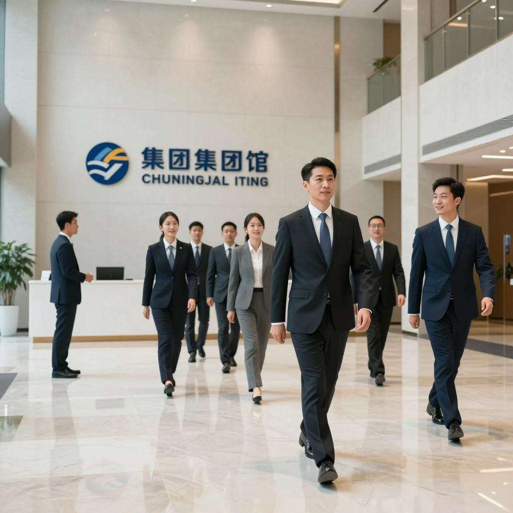 香港嘉华建材总经理徐应强与海螺集团董事长杨军交流第一张图