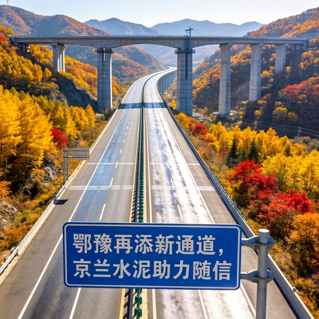 鄂豫再添新通道，京兰水泥助力随信高速顺利通过交付验收