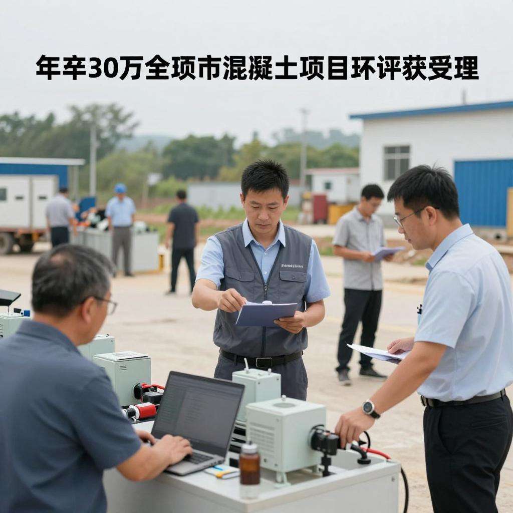 年产30万m³混凝土项目环评获受理！第一张图