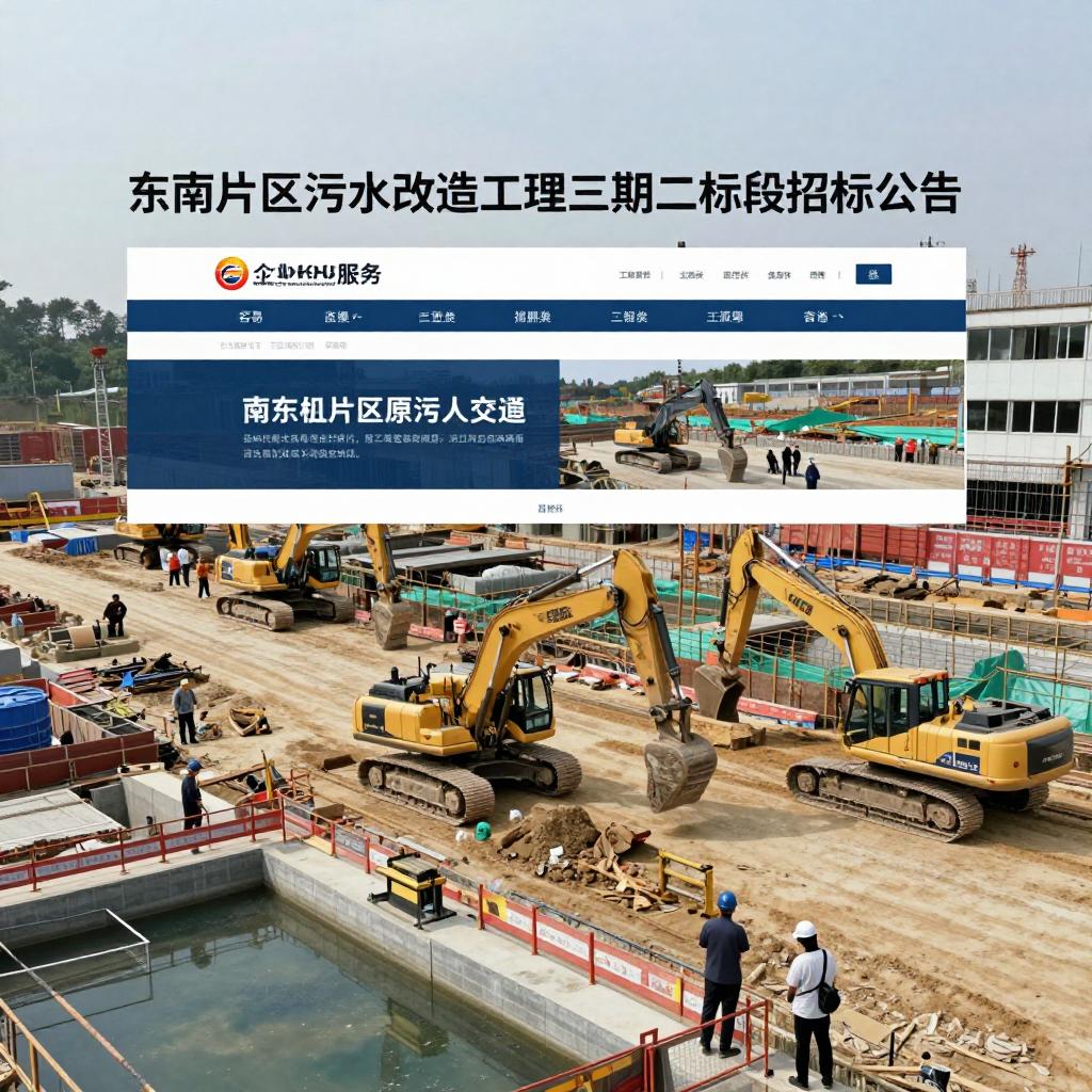 无为市东南片区污水改造工程三期（二标段）招标公告