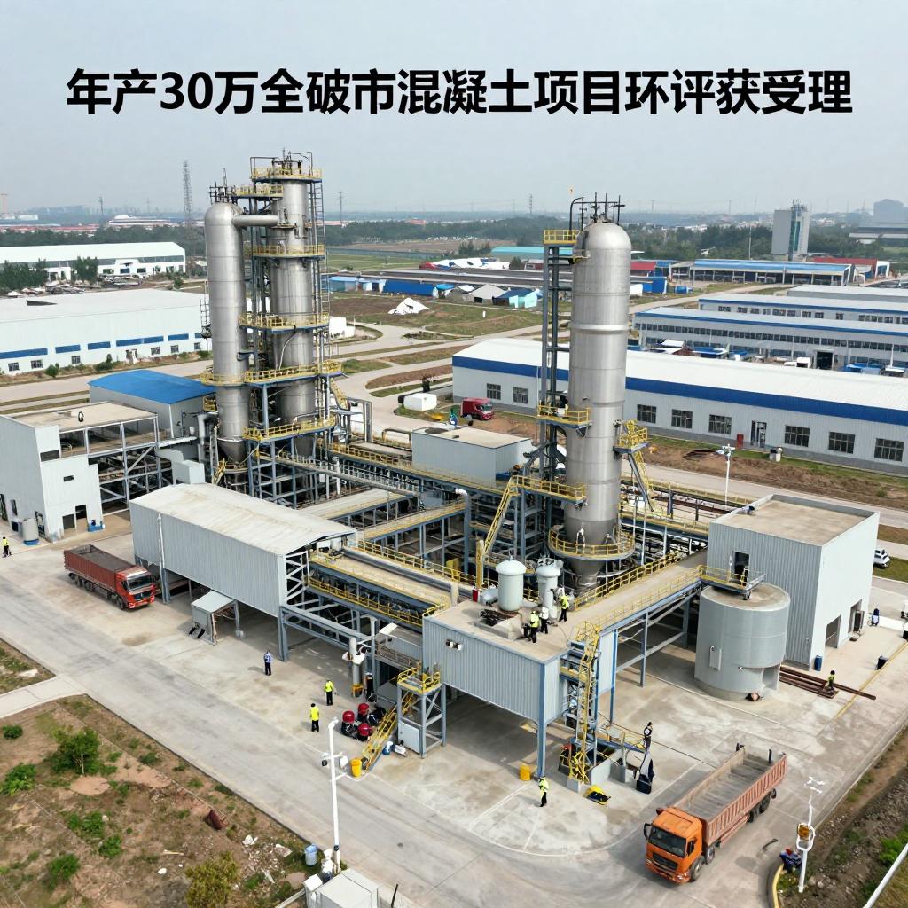 年产30万m³混凝土项目环评获受理！