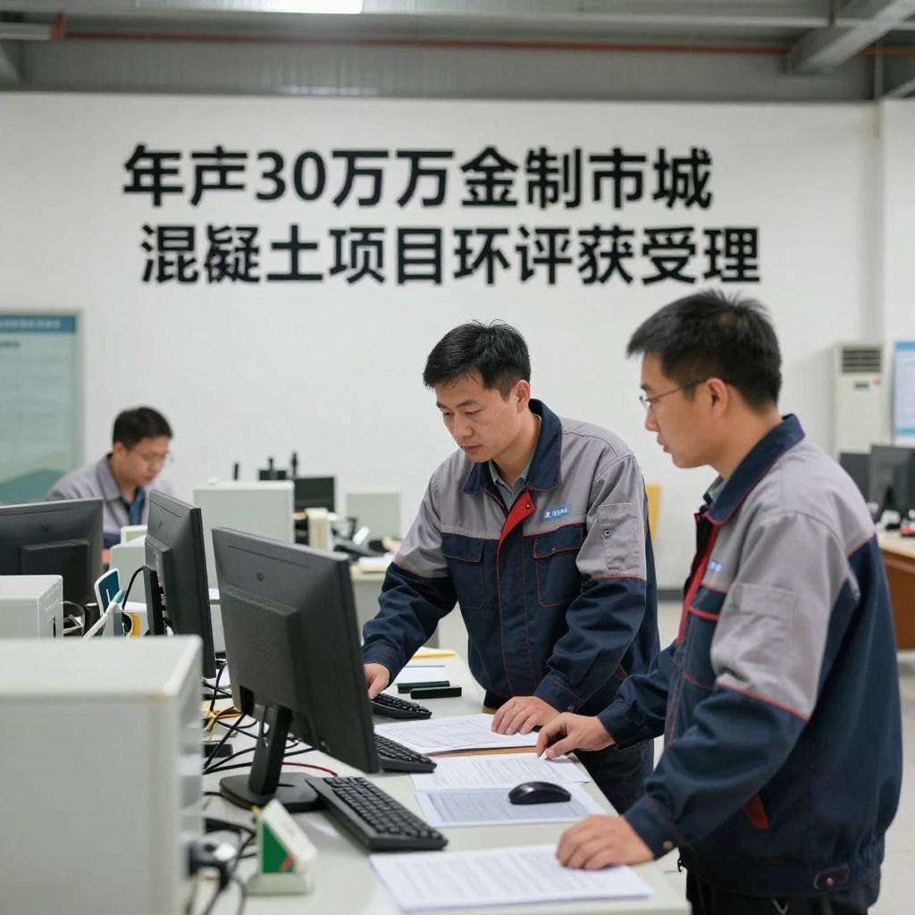 年产30万m³混凝土项目环评获受理！第一张图