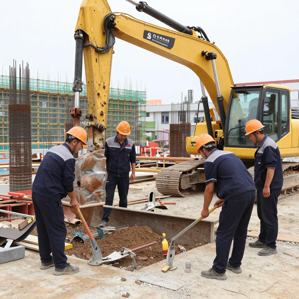 甘肃省建设投资：嘉峪关路第一小学改扩建项目正负零平任务圆满完成第一张图