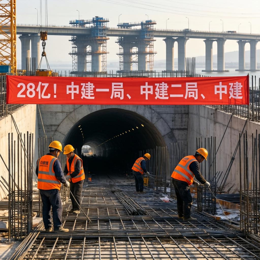 28亿！中建一局、中建二局、中建六局、中建八局中标大单第一张图
