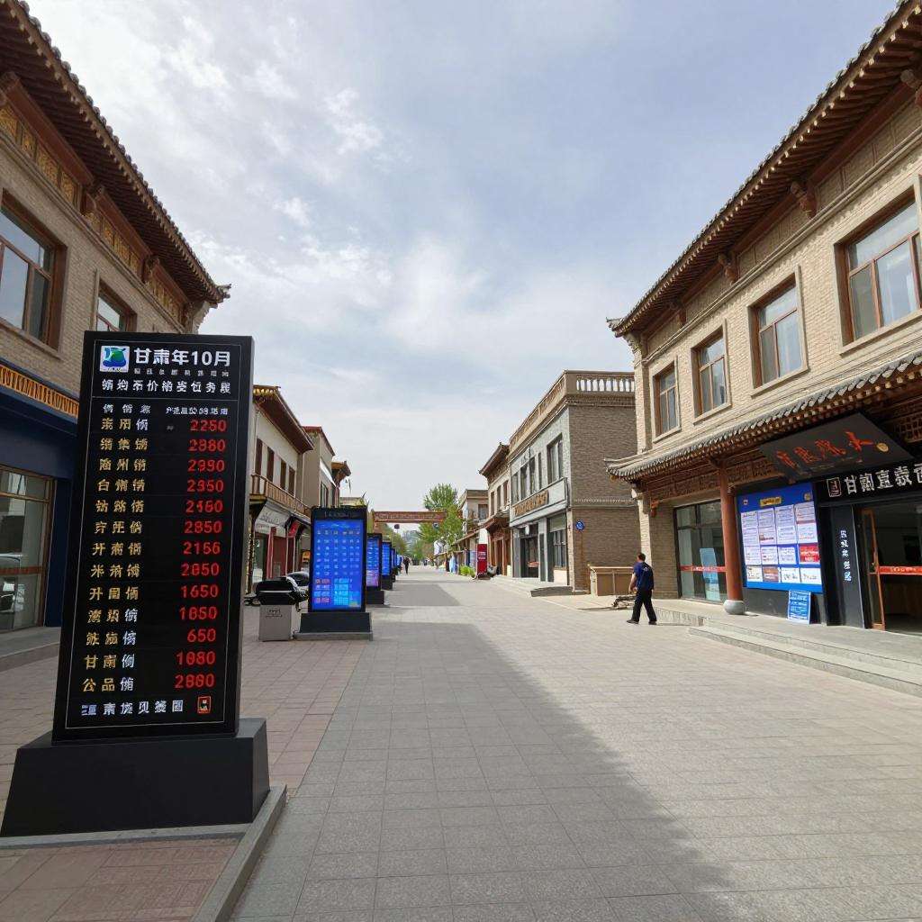 甘肃：2025年10月份全省主要商品价格变动情况