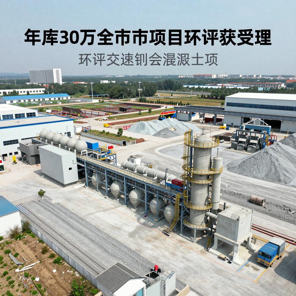 年产30万m³混凝土项目环评获受理！