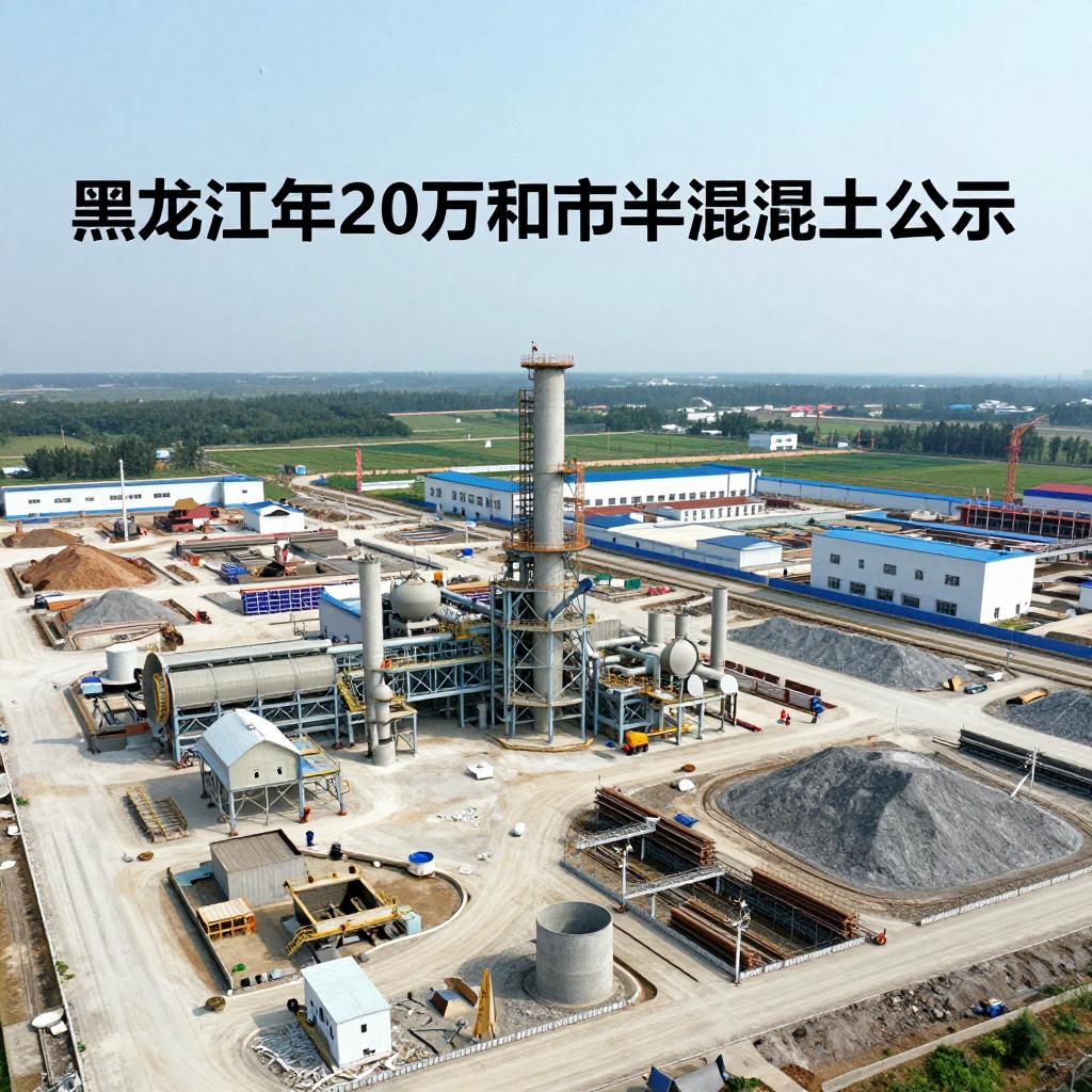 年产20万m³！黑龙江一混凝土项目环评受理公示