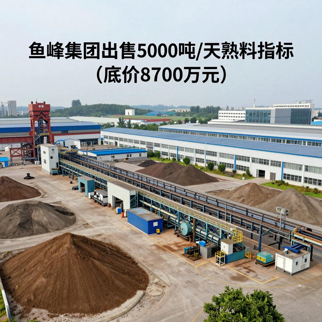 关停！鱼峰集团出售5000t/d熟料指标！底价8700万元