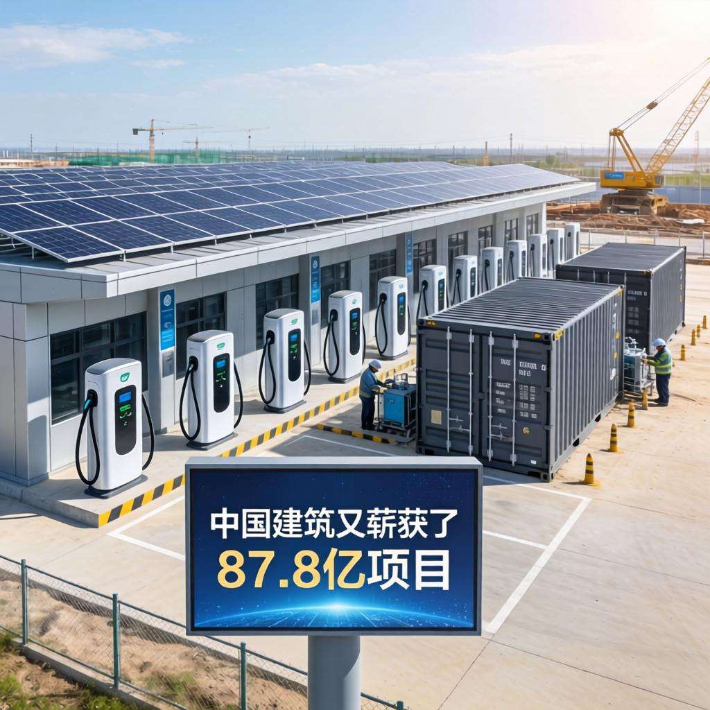 中国建筑又斩获了87.8亿项目