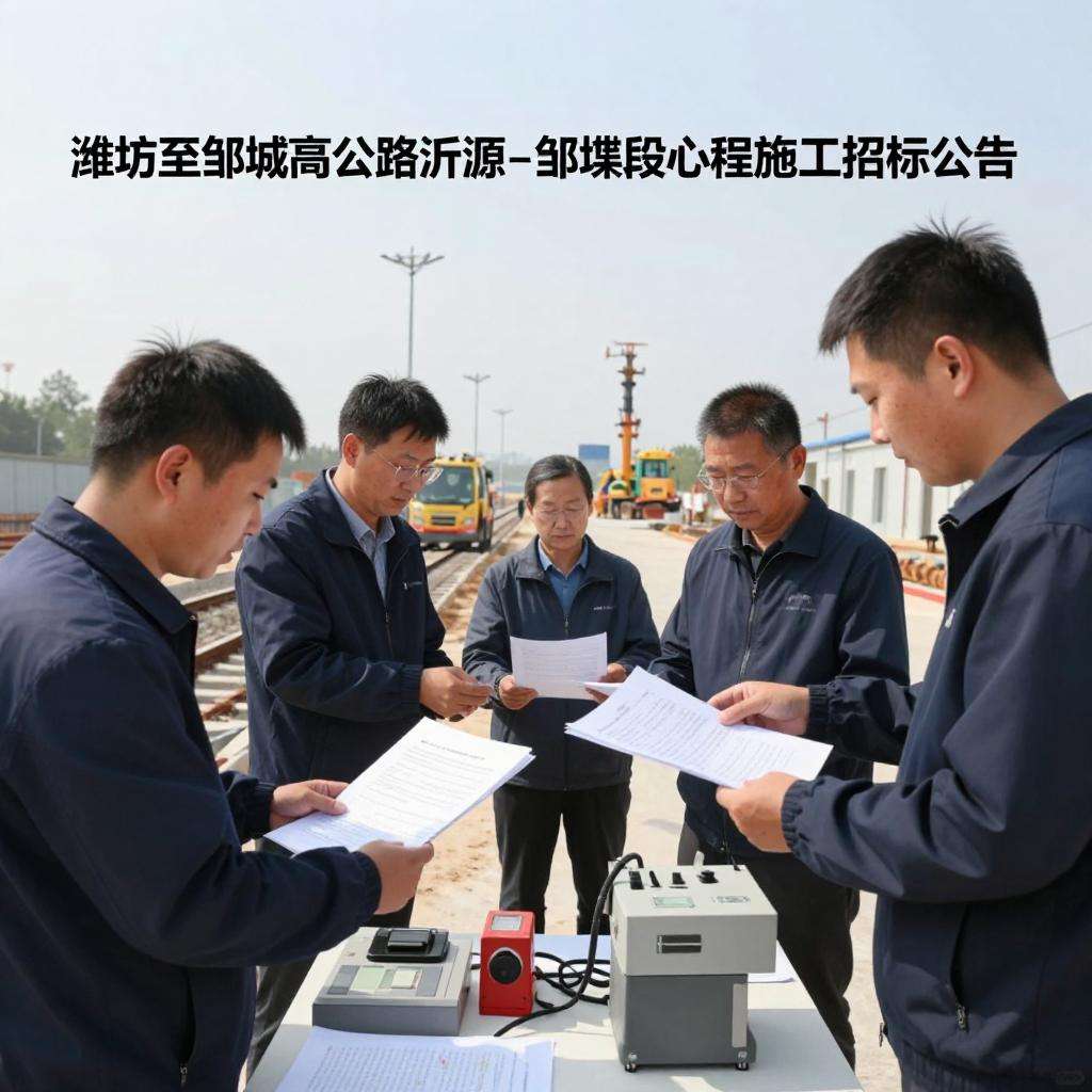 潍坊至邹城高速公路沂源至邹城段工程施工招标公告第一张图