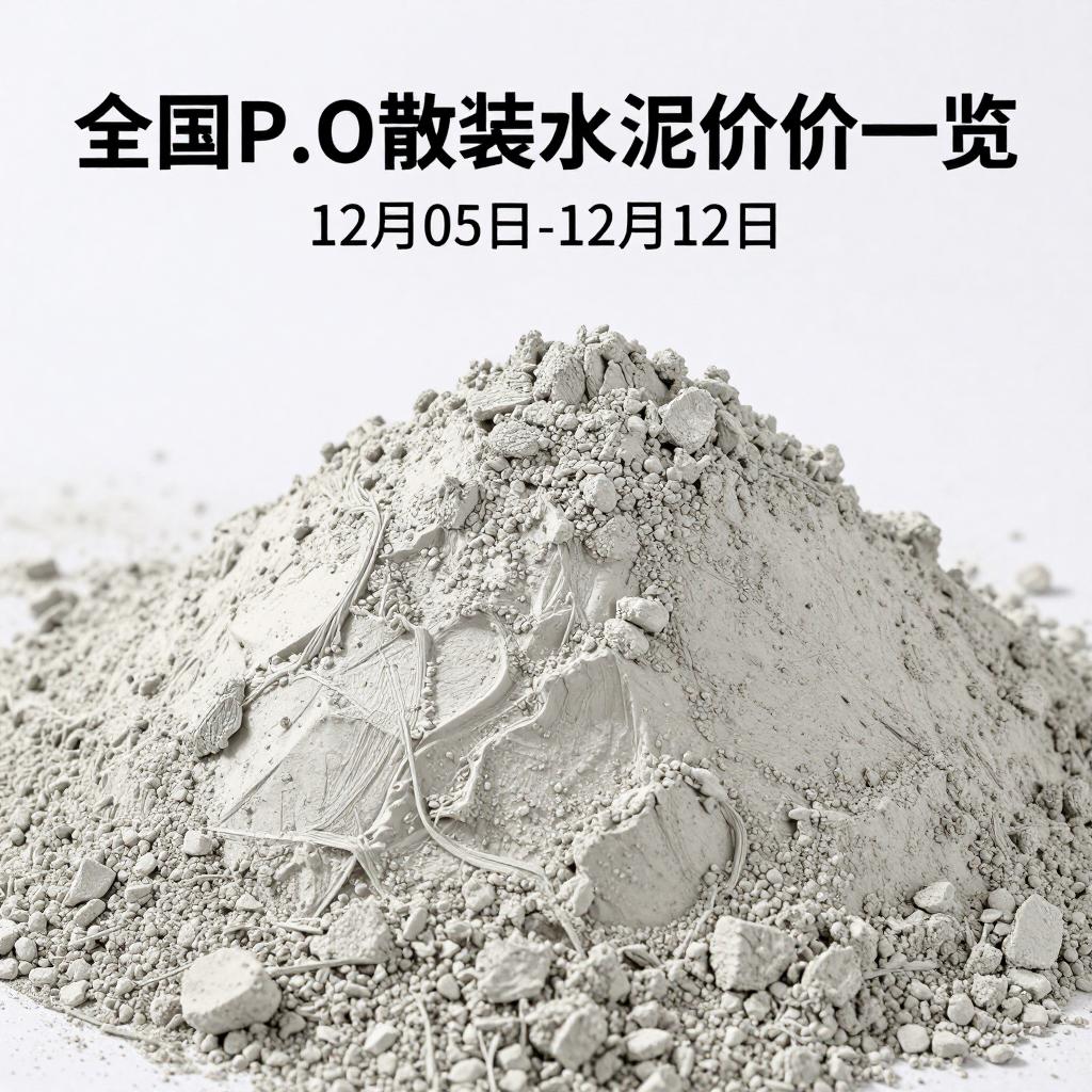水泥网周报：全国P.O42.5散装水泥均价一览(12月05日-12月12日)第二张图