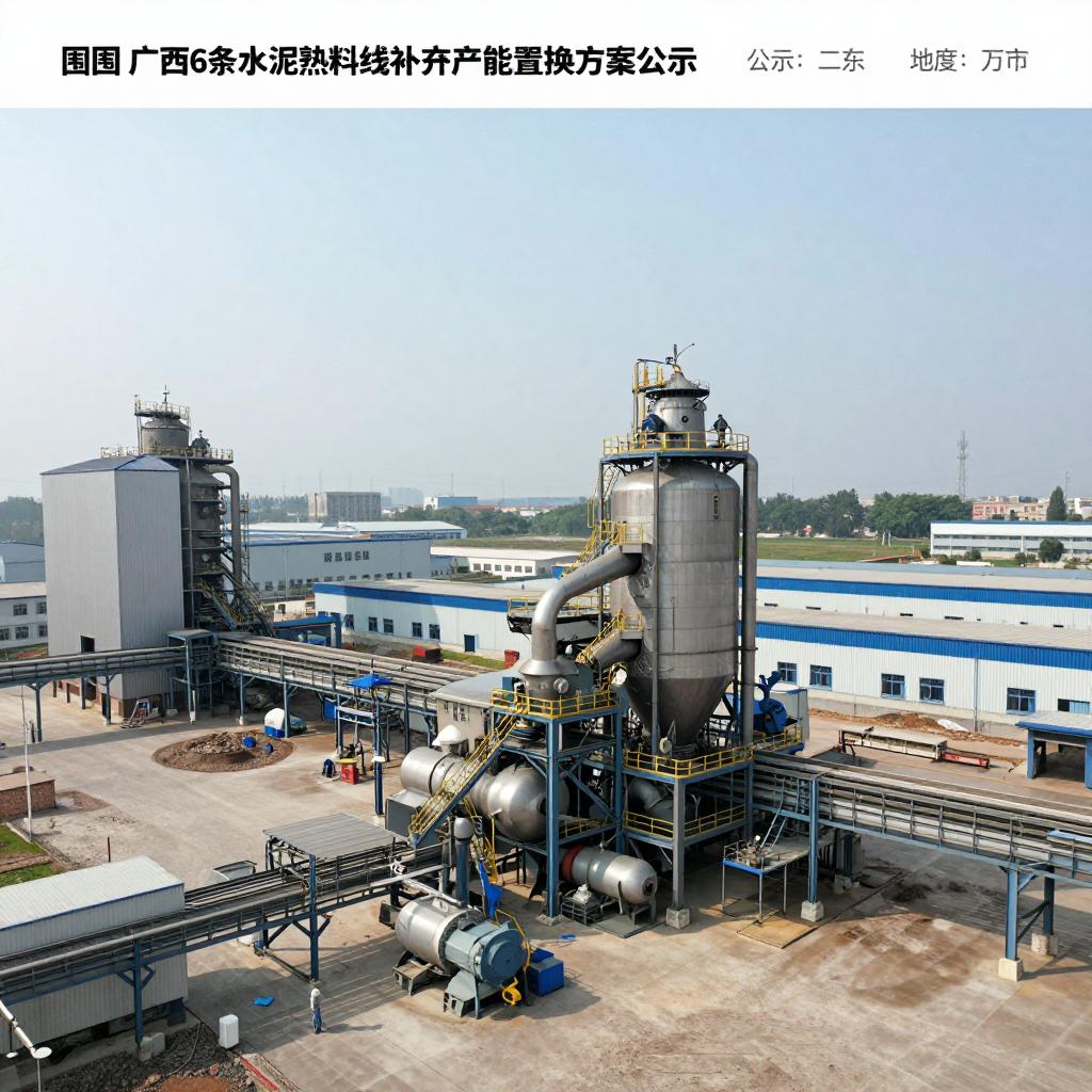 广西6条水泥熟料线补充产能置换方案公示