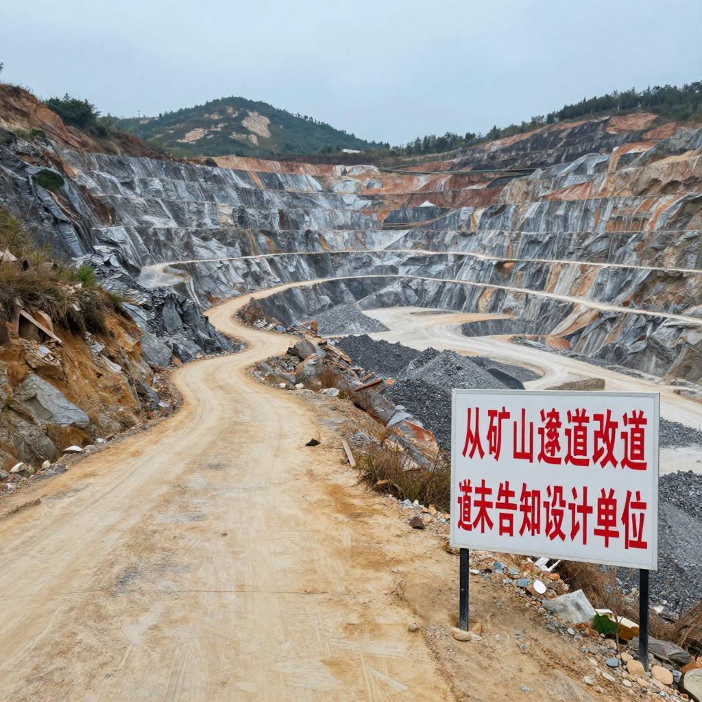 从矿山运输道路改道未告知设计单位说开去
