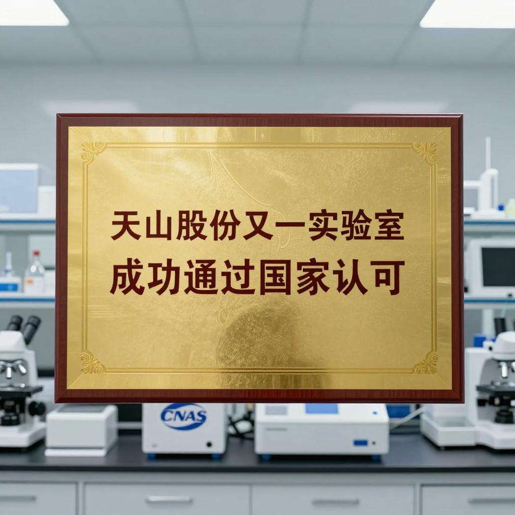 天山股份又一实验室成功通过CNAS国家认证