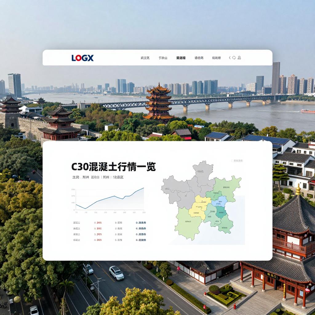 混凝土价格：武汉、荆州、恩施...湖北省热门城市 C30混凝土行情一览