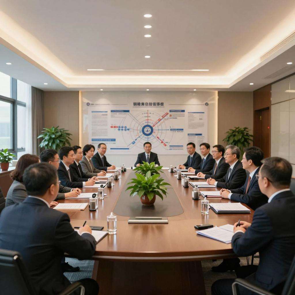 铜陵有色董事长丁士启一行到海螺访问交流 铜陵有色董事长丁士启一行到海螺访问交流第一张图