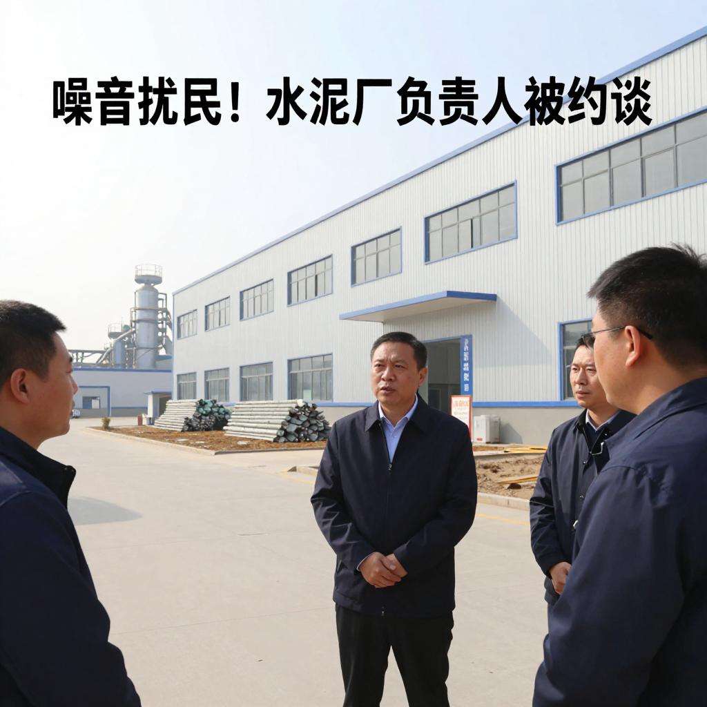 噪音扰民！水泥厂负责人被约谈！