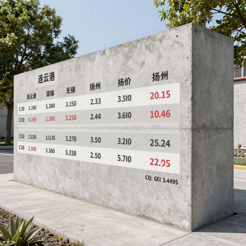 混凝土价格：连云港、无锡、扬州...江苏省热门城市 C30混凝土行情一览