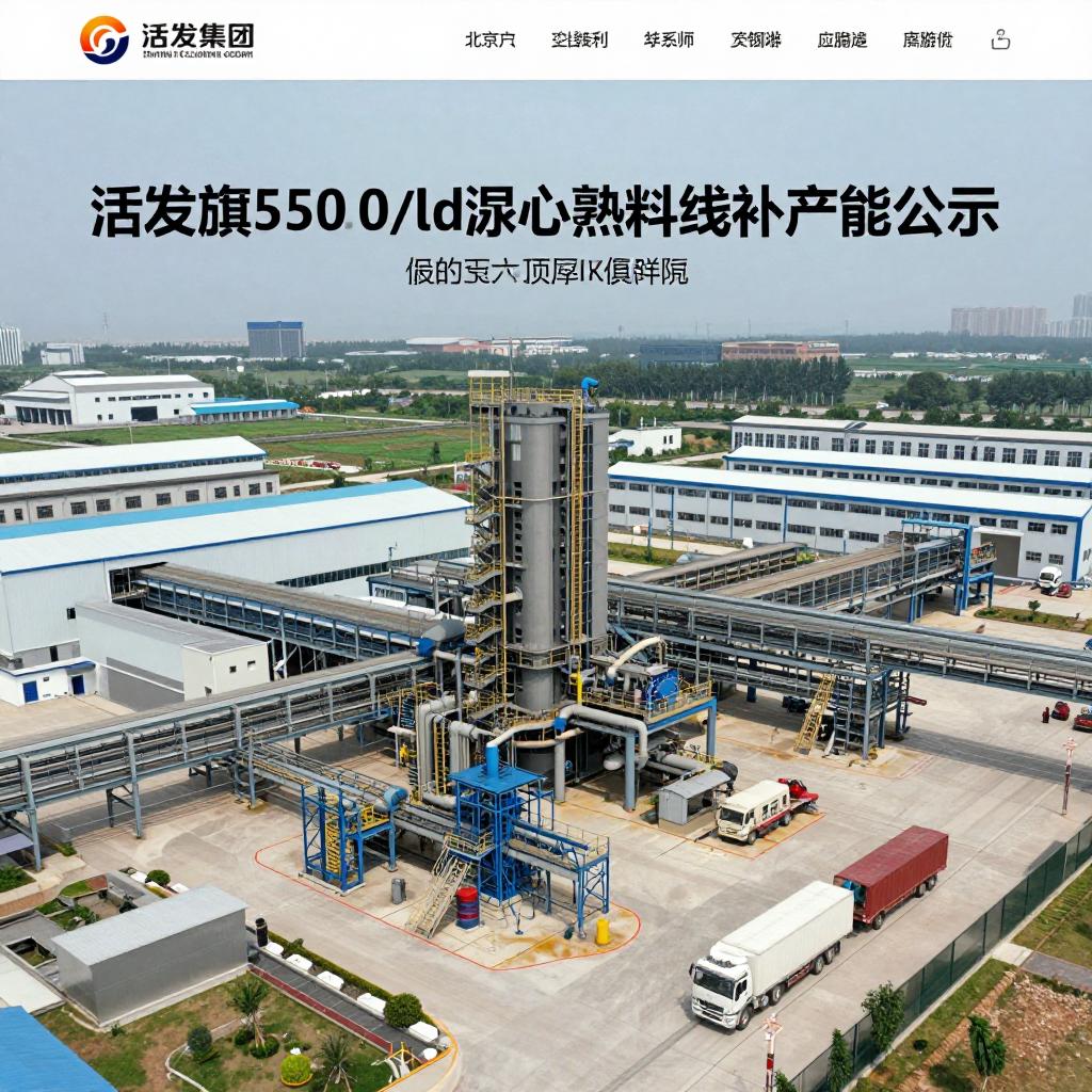 云南省活发集团刘总旗水泥5500t/d水泥熟料线补产能公示