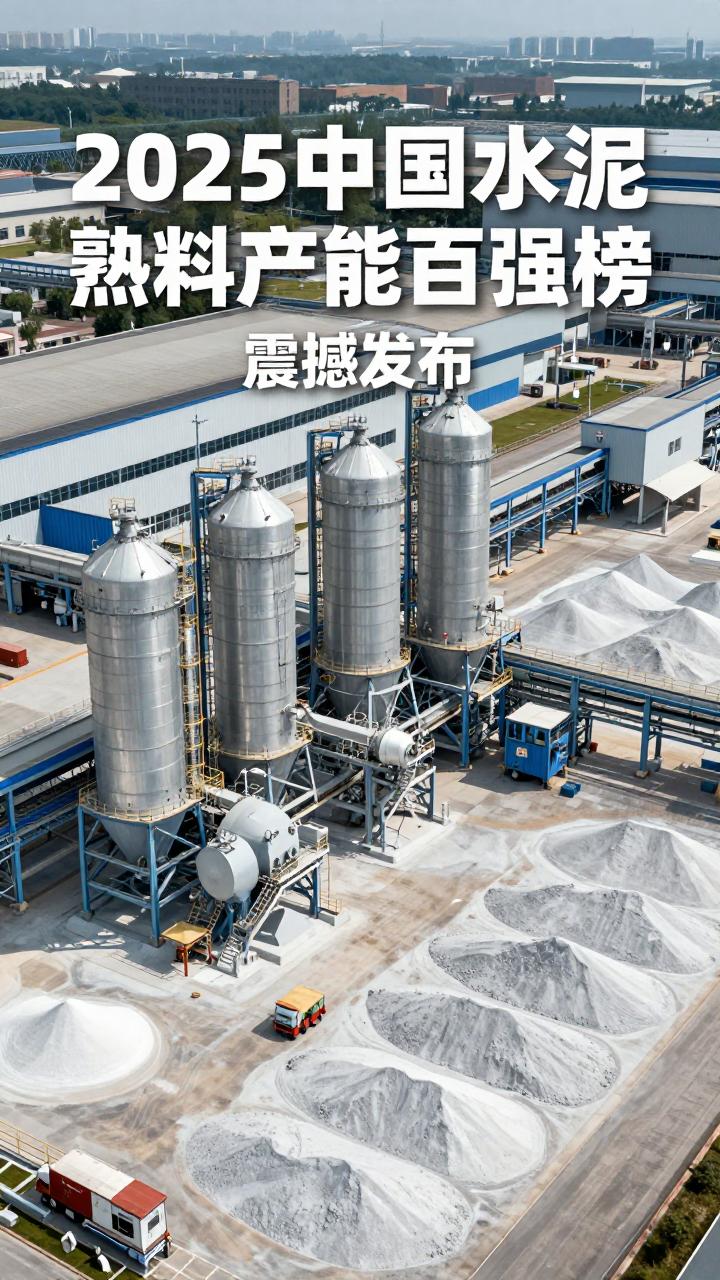 “2025中国水泥熟料产能百强榜”震撼发布! “2025中国水泥熟料产能百强榜”震撼发布!第三张图