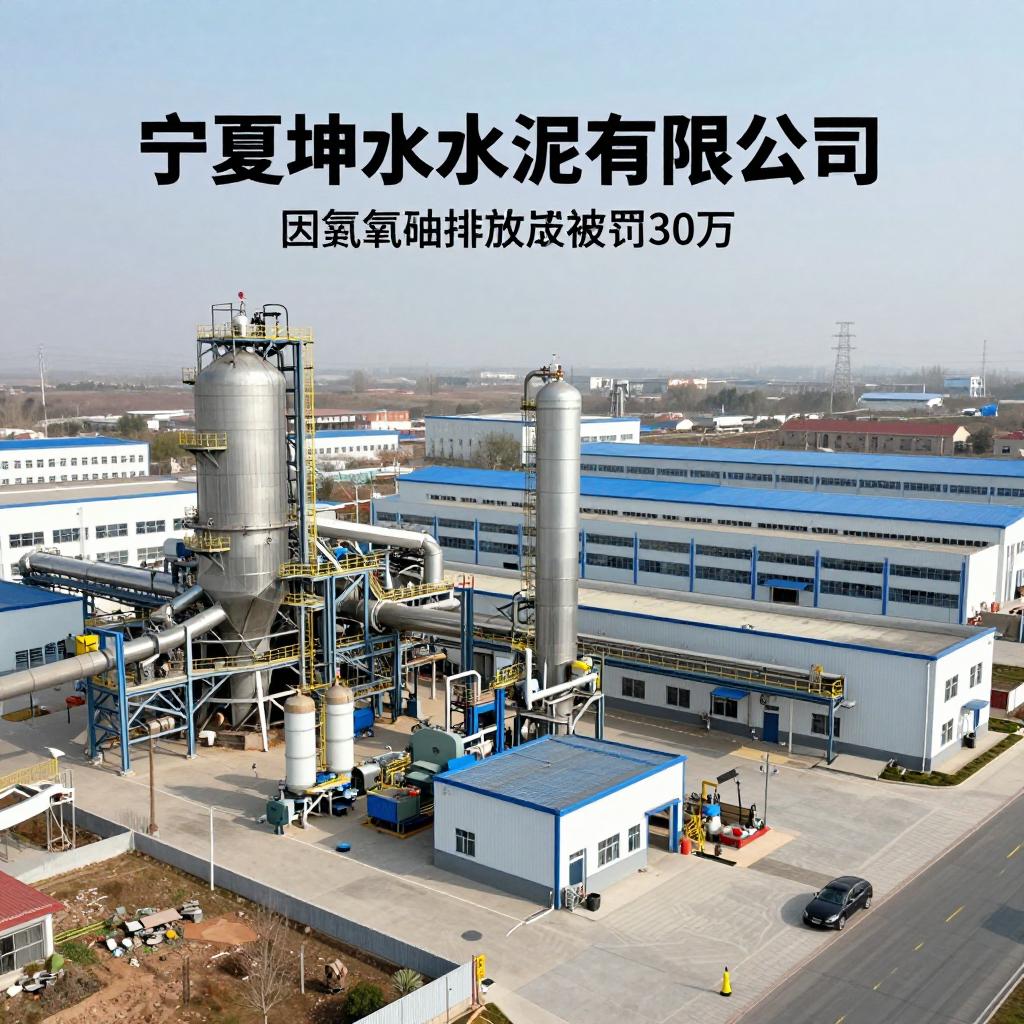 氮氧化物排放超标 宁夏坤水水泥有限公司被罚30万