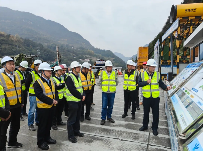 中国南水北调集团总经理孙志禹检查葛洲坝集团承建的引江补汉项目