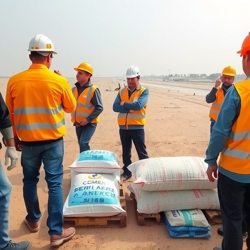 尧柏水泥药王山公司与西部机场集团建设指挥部交流合作
