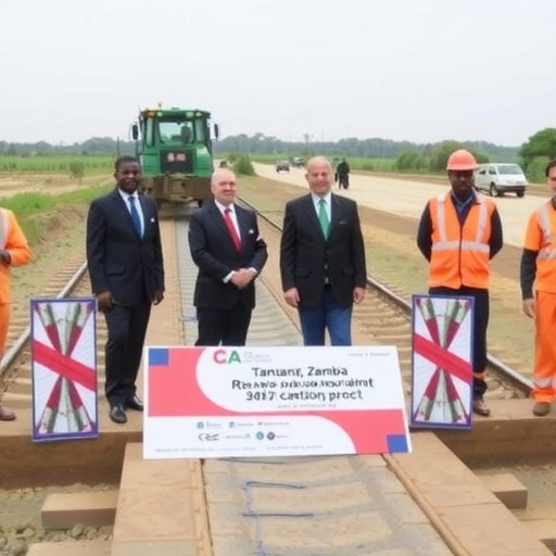 中国铁建董事长戴和根参加坦赞铁路激活项目开工仪式