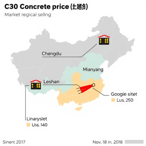 混凝土价格：成都、绵阳、乐山...四川省热门城市 C30混凝土行情一览