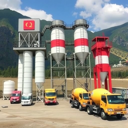 云南德钦首座商品混凝土搅拌站建成投产！