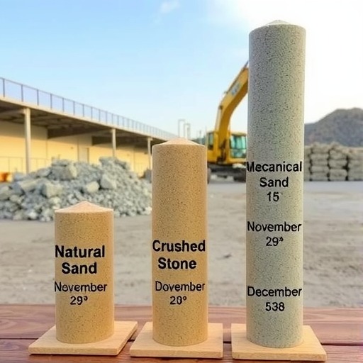 水泥网数据：天然砂、机制砂、碎石价格统计（11.29-12.5）