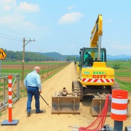 兵州亥村道路管网改造工程施工