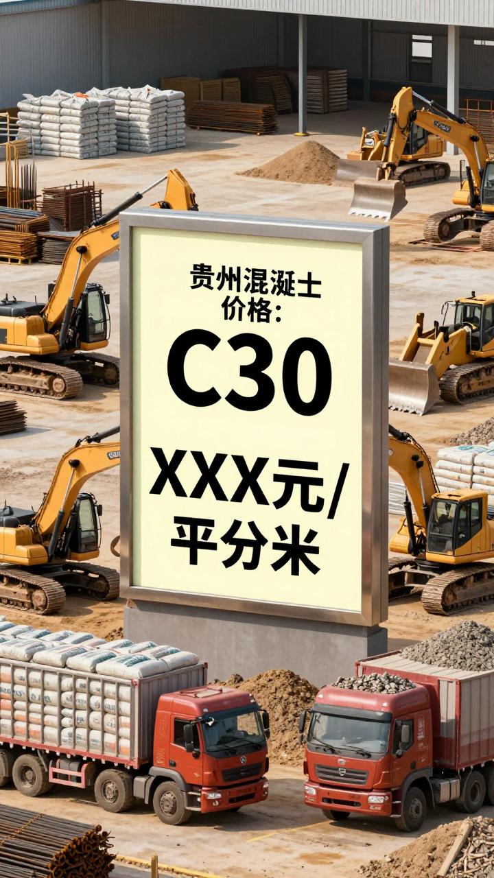 混凝土价格：贵州省热门城市 C30混凝土行情一览