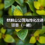 麒麟山公园海绵化改造项目(一期)(图4) 麒麟山公园海绵化改造项目(一期)(图4)