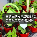 万德光伏发电项目EPC总承包工程招标公告