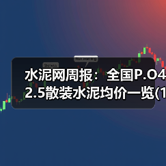 水泥网周报：全国P.O42.5散装水泥均价一览(12月12日-12月19日)（图3）