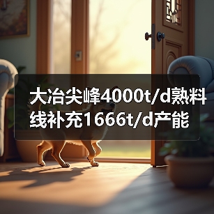 大冶尖峰4000t/d熟料线补充1666t/d产能(图1) 大冶尖峰4000t/d熟料线补充1666t/d产能(图1)