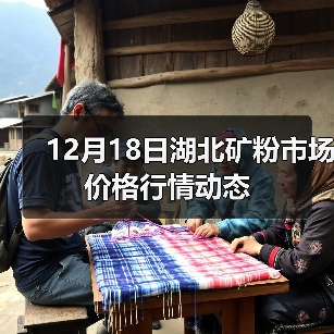 12月18日湖北矿粉市场价格行情动态（图3）
