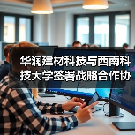 华润建材科技与西南科技大学签署战略合作协议(图1) 华润建材科技与西南科技大学签署战略合作协议(图1)