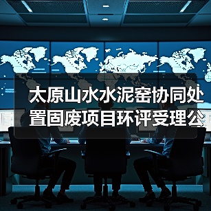 太原山水水泥窑协同处置固废项目环评受理公示（图4）