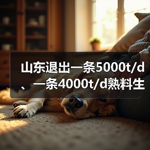 山东退出一条5000t/d、一条4000t/d熟料生产线（图4）
