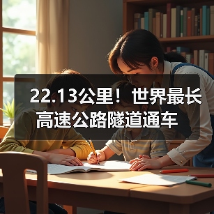 22.13公里!世界最长高速公路隧道通车(图2) 22.13公里!世界最长高速公路隧道通车(图2)