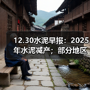 12.30水泥早报:2025年水泥减产;部分地区水泥涨价;海螺五年投200亿(图1) 12.30水泥早报:2025年水泥减产;部分地区水泥涨价;海螺五年投200亿(图1)