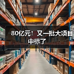 80亿元!又一批大项目中标了(图1) 80亿元!又一批大项目中标了(图1)