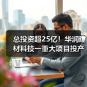 总投资超25亿!华润建材科技一重大项目投产!(图2) 总投资超25亿!华润建材科技一重大项目投产!(图2)