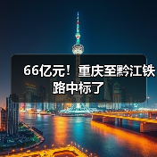 66亿元!重庆至黔江铁路中标了(图1) 66亿元!重庆至黔江铁路中标了(图1)