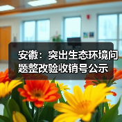 安徽:突出生态环境问题整改验收销号公示(图4) 安徽:突出生态环境问题整改验收销号公示(图4)