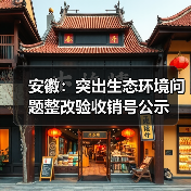 安徽:突出生态环境问题整改验收销号公示(图3) 安徽:突出生态环境问题整改验收销号公示(图3)
